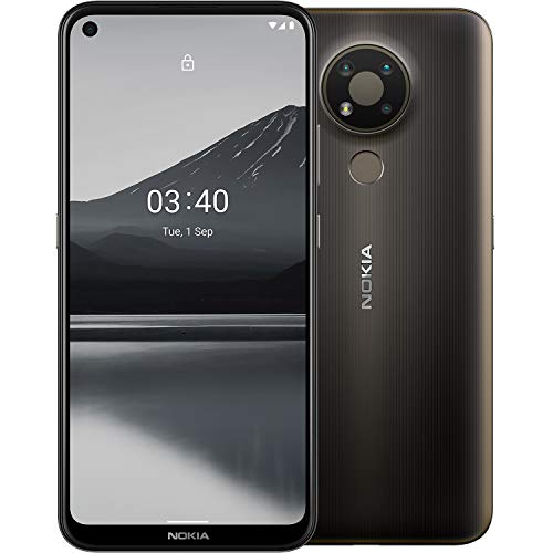 Nokia 3.4 | Android 10 | Unlocked Smartphone | 2-Day Battery | US Version | 3/64GB | 6.39-Inch Screen | Triple Camera | Charcoal