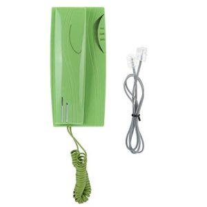 Mini Home Phone Landline Wired Green Telephone Desk Corded Phone Desktop Phone for Home Office Hotel,Telephone Line Power Supply, no Additional Power Supply Required