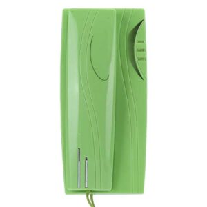 Mini Home Phone Landline Wired Green Telephone Desk Corded Phone Desktop Phone for Home Office Hotel,Telephone Line Power Supply, no Additional Power Supply Required