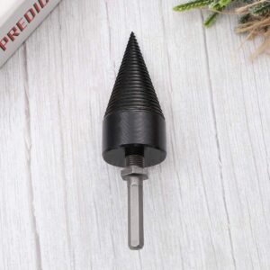 Cabilock Firewood Log Splitter Drill Bit Wood Splitter Cone Drill Bits Heavy Duty Drill Screw Cone Driver for Hand Drill 32mm