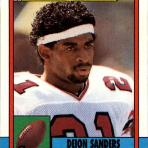 1990 Topps #469 Deion Sanders SR NM-MT RC Rookie Atlanta Falcons Football