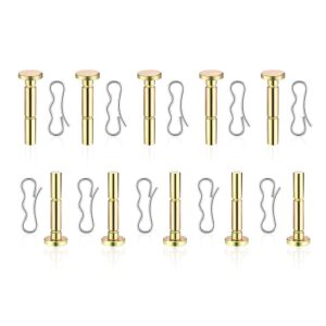 ohoho 10pack 738-04124a shear pins & 714-04040 bowtie cotter pin - compatible with mtd / cub &troy-bilt craftsman 738-04124a 738-04124 938-04124 714-04040 7188389 80-749 780-242 snow throwers
