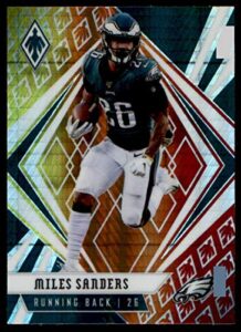 football nfl 2020 panini phoenix fire burst #75 miles sanders eagles