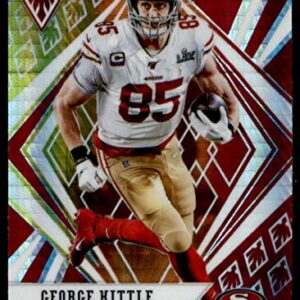 Football NFL 2020 Panini Phoenix Fire Burst #84 George Kittle 49ers