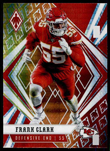 Football NFL 2020 Panini Phoenix Fire Burst #48 Frank Clark Chiefs