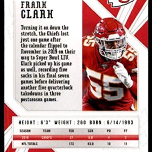 Football NFL 2020 Panini Phoenix Fire Burst #48 Frank Clark Chiefs