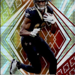 2020 Panini Phoenix Fire Burst #12 Michael Thomas New Orleans Saints Football Card