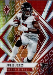 2020 panini phoenix fire burst #34 julio jones atlanta falcons football card