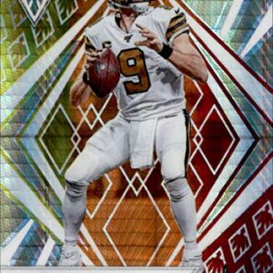 2020 Panini Phoenix Fire Burst #10 Drew Brees New Orleans Saints Football Card