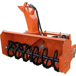 84" skid steer snow blower with hydraulic discharge chute from victory