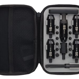 Wheeler F.A.T. Stix with 12 Screwdriver Bits, 5 Torque Limiters, and Storage Case for Firearm Building and Maintenance