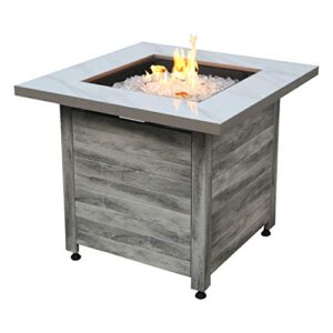 endless summer, the chesapeake 30" propane gas outdoor fire pit table - gad15274sp