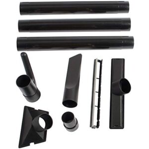 cen-tec systems 95633 2.5" diameter multi-brand wet/dry vacuum attachment kit, black