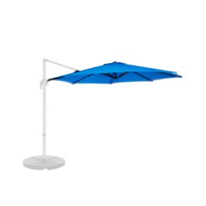 Formosa Covers Replacement Umbrella Canopy for 11ft 8 Rib Supported Bar Cantilever Market Outdoor Patio in Capri Blue Rib Length 64" to 66" Premium Vibrant Olefin Fabric (Canopy Only) (11ft 8 ribs)