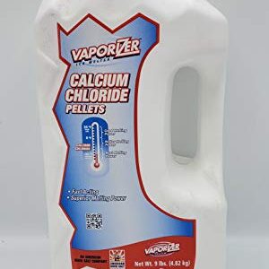 Vaporizer Ice Melter Calcium Chloride Pellets (9lb Jug)