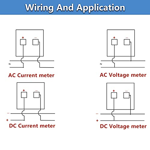 Fielect AC 0-300A Analog Current Panel 6L2 Amp Ammeter Gauge Meter 1.5 Accuracy for Auto Circuit Measurement Tester