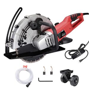 yescom 14 inch electric concrete saw disc cutter wet dry circular saw stone cutter saw blade for granite stone