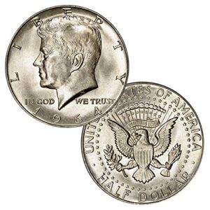 1964 john f. kennedy half dollar bu