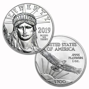 2019 1/10 ounce platinum eagle $100 uncirculated