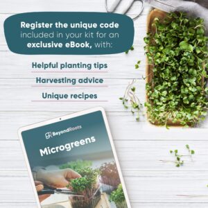 Organic Microgreens Seeds for Sprouting Variety Pack - 100% USDA Organic Sprouting Seeds - 10 Heirloom Seed Packets & Plant Markers