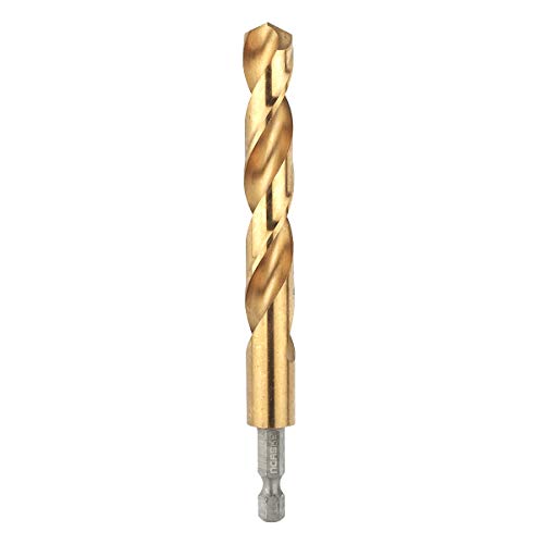 Norske Tools NIDBP227 Hex Shank Titanium Coated 1/2" Impact Drill Bit