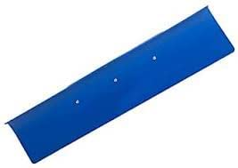 the snowcaster 36 inch wide snow shovel replacement blade 36ubl | heavy duty exact 36uph compatible blade | corrosion-resistant polyethylene material | easy assembly – blue