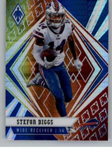 2020 panini phoenix fanatics exclusive fire burst football #87 stefon diggs buffalo bills official nfl trading card from panini america in raw (nm or better) condition