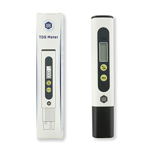 Third Wave Water Digital Salinity TDS Meter 0-999ppm - Ideal Water Tester for Zero Water Filter Replacement, PH Meter & Water Meter