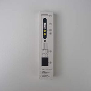 Third Wave Water Digital Salinity TDS Meter 0-999ppm - Ideal Water Tester for Zero Water Filter Replacement, PH Meter & Water Meter