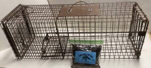 fps heavy duty live trap safely relocate unwanted animals possum, skunk size animals small raccoons