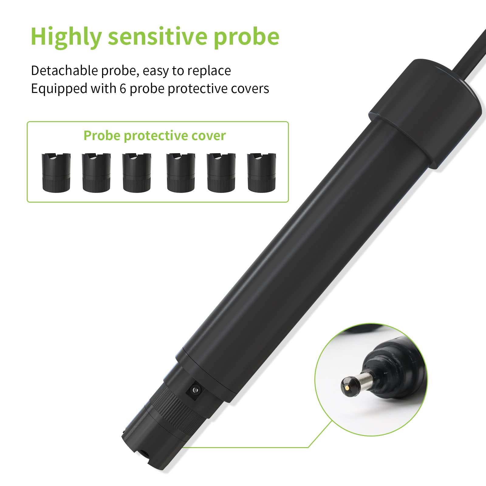 RCYAGO Dissolved Oxygen Meter with Electrode Filling Fluid