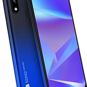 BLU G70 G0250WW 6.4" HD+ Infinity Dot 32GB Dual-SIM GSM Smartphone, 2GB RAM, Dual 13MP Rear + 8MP Front Camera, Mediatek Helio P23, Android 9 Pie, Unlocked, Blue