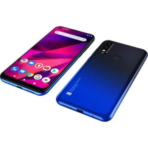 BLU G70 G0250WW 6.4" HD+ Infinity Dot 32GB Dual-SIM GSM Smartphone, 2GB RAM, Dual 13MP Rear + 8MP Front Camera, Mediatek Helio P23, Android 9 Pie, Unlocked, Blue