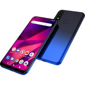 BLU G70 G0250WW 6.4" HD+ Infinity Dot 32GB Dual-SIM GSM Smartphone, 2GB RAM, Dual 13MP Rear + 8MP Front Camera, Mediatek Helio P23, Android 9 Pie, Unlocked, Blue