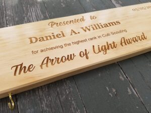 arrow of light award, arrow of light plaque, crossover ceremony