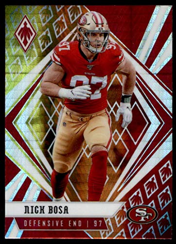 2020 Fanatics Exclusive Phoenix Football Fire Burst Prizm #85 Nick Bosa San Francisco 49ers Official NFL Trading Card