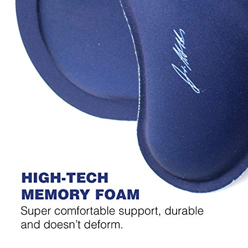 Dr. Arthritis Doctor Developed Ergonomic Wrist Rest for Mouse & Keyboard and Perfect for Good Wrist Health, Posture & Joint Conditions Blue