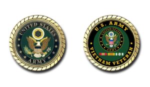 us army vietnam veteran challenge coin - officially licensed
