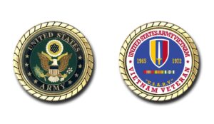 usarv vietnam veteran challenge coin - officially licensed
