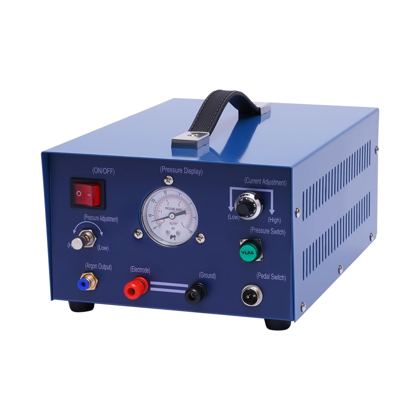 80A 800W Pulse Argon Spot Welder Welding Jewelry Gold Silver Platinum Palladium, Adjustable High Power Pulse Spot Welder