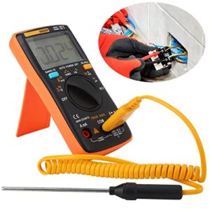 oumefar portable digital electrical multimeter, an8009 digital multimeter auto range true rms ac/dc voltage electronic meter testing measuring tools