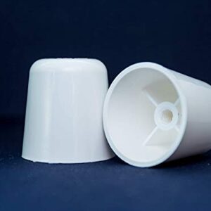 Stinky John's Tall Toilet Bolt Caps: Don't Cut Those Bolts! 100% Made in USA! (Universal Fit, 4 Pack)