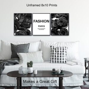 Glam Quote Set - Elegant Classy Contemporary Wall Art Decor print - Chic Luxury Couture Fashion Design Home Decor for Bedroom, Living room, Bathroom, Office - Gift for Woman, Fashionista