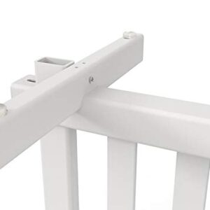 Zippity Outdoor 22in H x 44in W White Vinyl Portable Puppy Dog Fence Kit ZP19055 (2 Pack)
