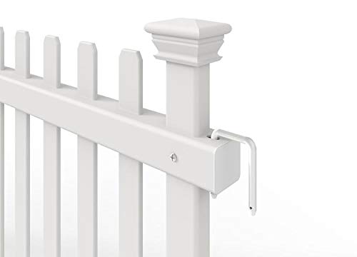 Zippity Outdoor 22in H x 44in W White Vinyl Portable Puppy Dog Fence Kit ZP19055 (2 Pack)