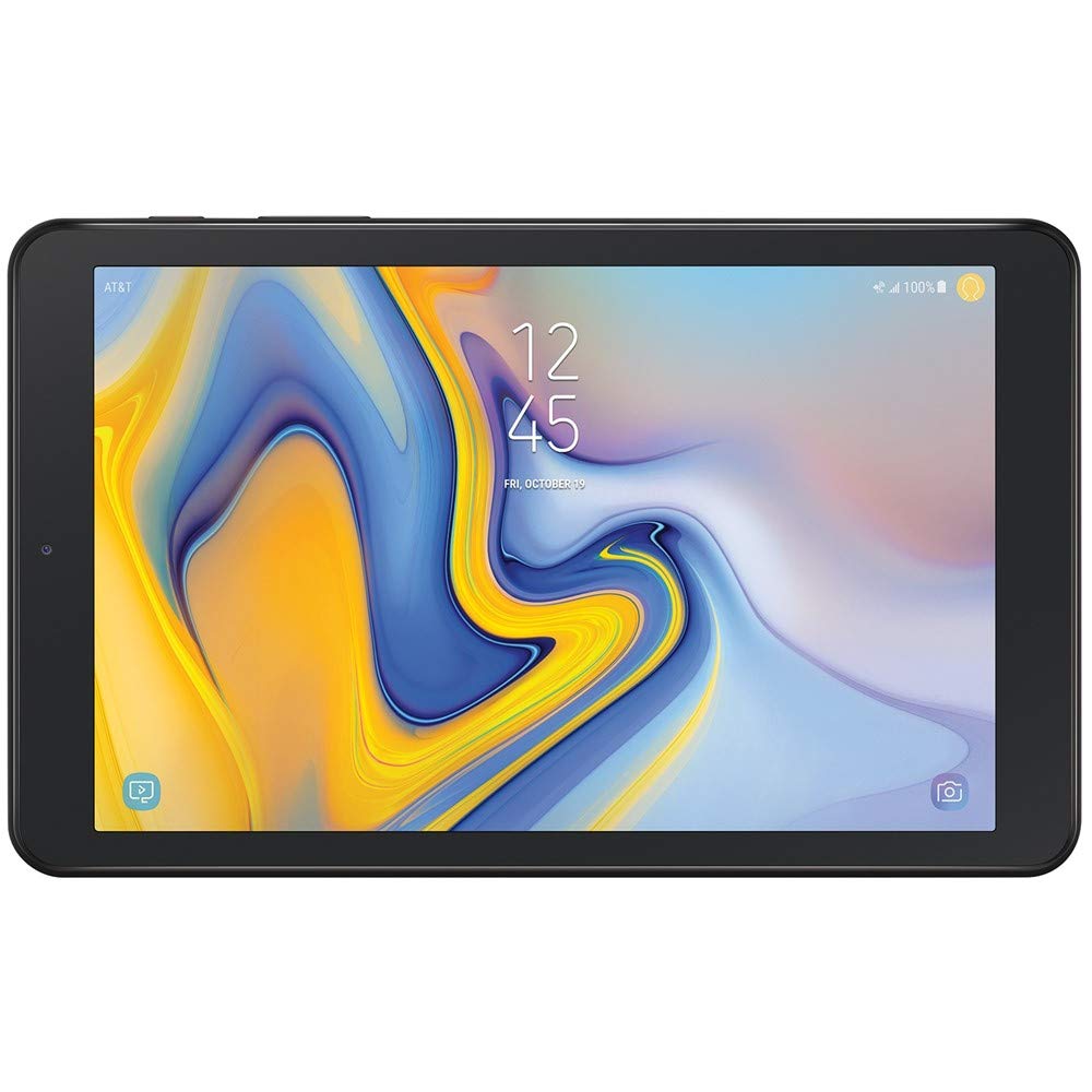 SAMSUNG Galaxy Tab A 8.0" (32GB, 2GB, Wi-Fi + Cellular) 4G LTE Tablet, GPS, GSM AT&T Unlocked (T-Mobile, Metro, Cricket, Straight Talk) US Warranty SM-T387A (Black, 64GB SD Bundle)