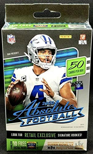 2020 Panini Absolute NFL Football HANGER box box (50 cards/bx)