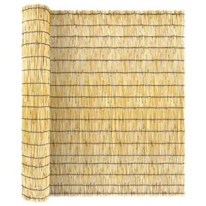 natural reed screen curtain, eco-friendly 16.4ftx4ft fencing decorative roll up window blind reed fencing for garden indoor balcony window