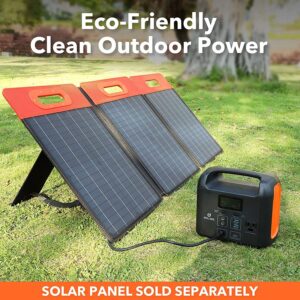 GOLABS R150 Portable Power Station, 204Wh LiFePO4 Battery with 160W AC, PD 60W, 12V DC, Type C QC3.0 Outles, Solar Generator Backup Power Supply for Outdoors Camping Fishing Emergency Home Orange