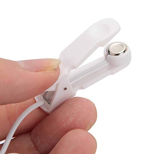 Sonew 5pcs 2.5mm Electrode Cable, Ear Clip Electrode Wire Connecting Cable for Digital TENS Massage Machine